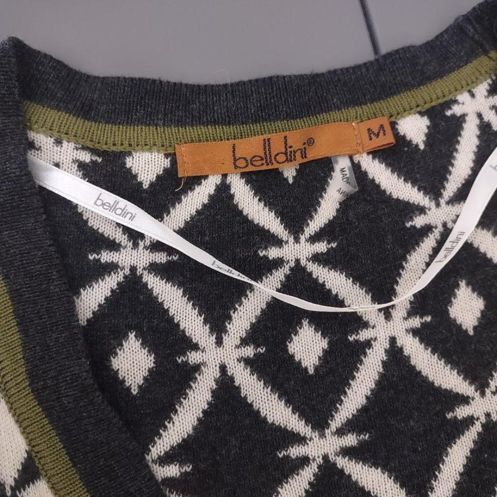 Belldini Open Front Abstract Drapey Cardigan Swea… - image 8